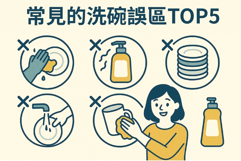 「你洗對了嗎？」常見的洗碗誤區 TOP 5
